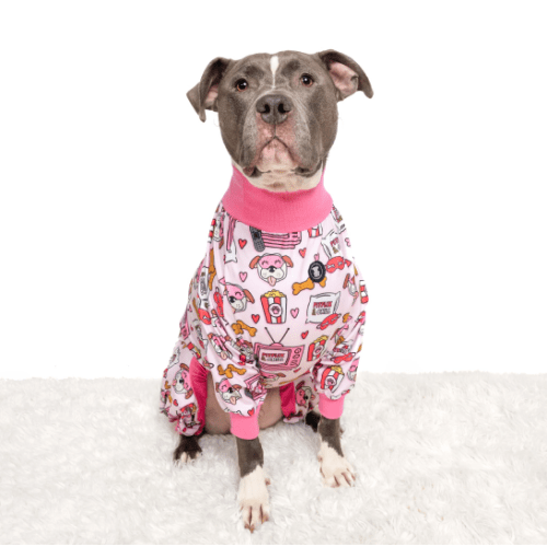 Pink 'Super Pibble' Baby Onesie