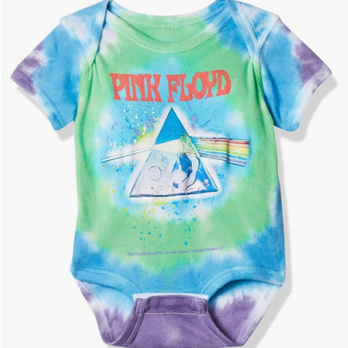 Liquid Blue Baby Pink Floyd Dark Side Oil Paint Onesie