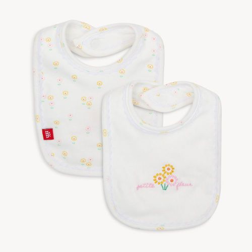 evangeline organic cotton magnetic stay dry infant reversible bib – Magnetic Me