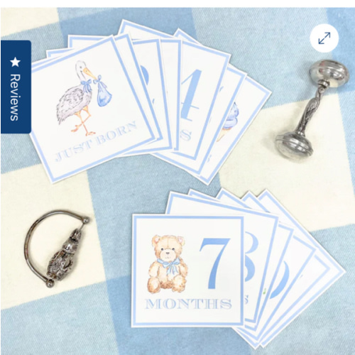 Sir Proper's Month Markers - Buckhead Blue