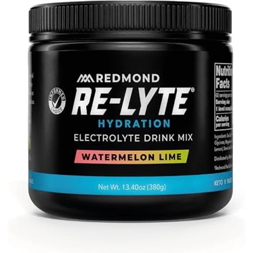 Redmond Re-Lyte Sugar Free Electrolyte Powder Drink Mix (Watermelon Lime)