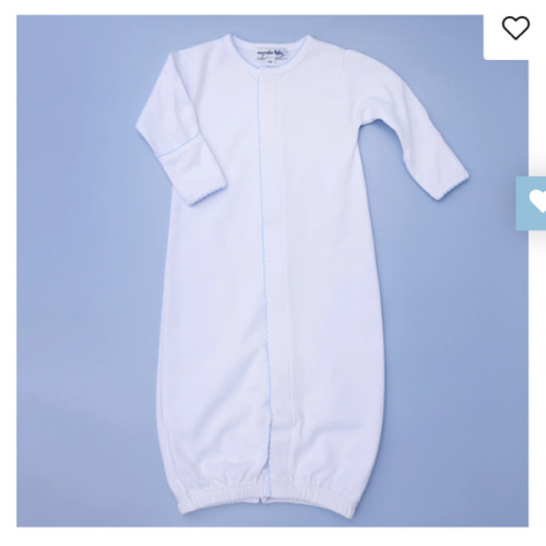 Magnolia Baby Boy Essentials White Converter with Blue Trim