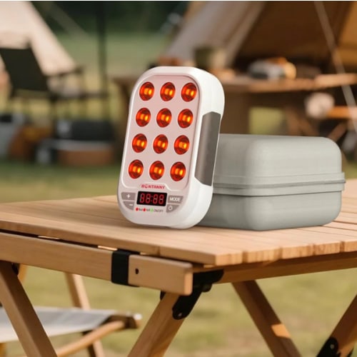 BONTANNY BO-60 Portable Red Light Therapy Device | 3 Wavelength Handheld Panel (660/850/1060nm)
