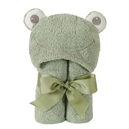 Stephan Baby Terry Plush Hooded Bath Towel, Frog, 0-24 Months