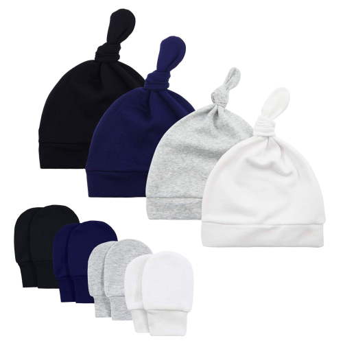 American Trends Baby Hats 0-6 Months Toddler Hat and Mittens for Newborn Baby Boys Girls Baby Beanie 0-6 Months
