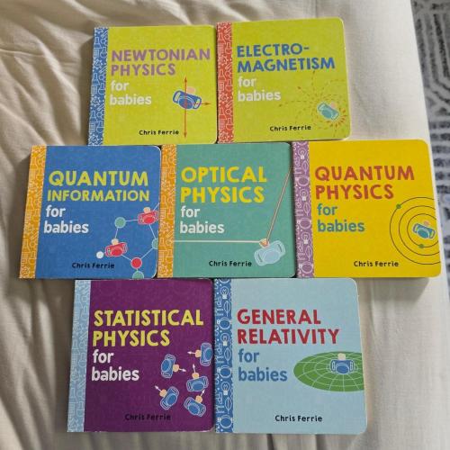 Chris Ferrie Physics for Babies books bundle...