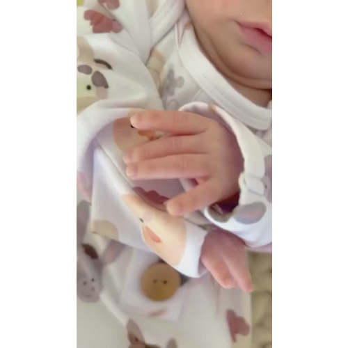 Barnyard Buddies Newborn Baby Knot Gown & Hat Set