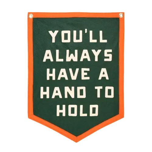 You'll Always Have a Hand to Hold Camp Flag | Billy Strings x Oxford Pennant