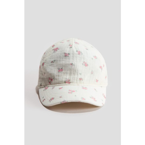 Appliquéd Cotton Cap
