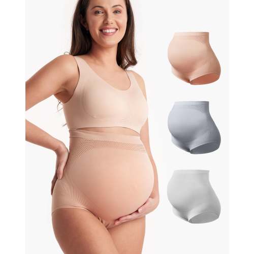 High Waist Pregnancy Seamless Soft Belly Support Panties