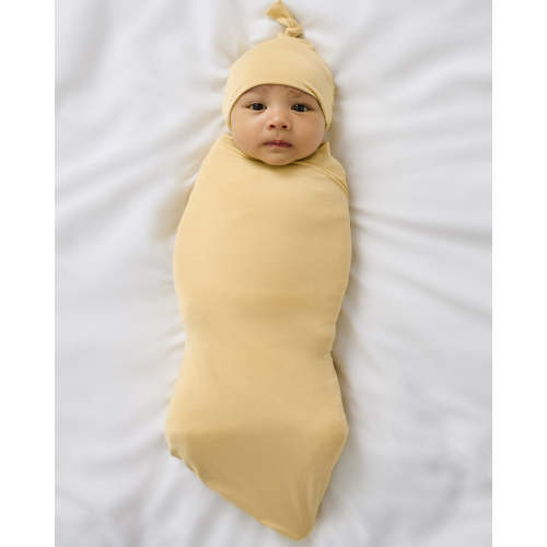 Sunglow Swaddle & Hat Set | Little Sleepies