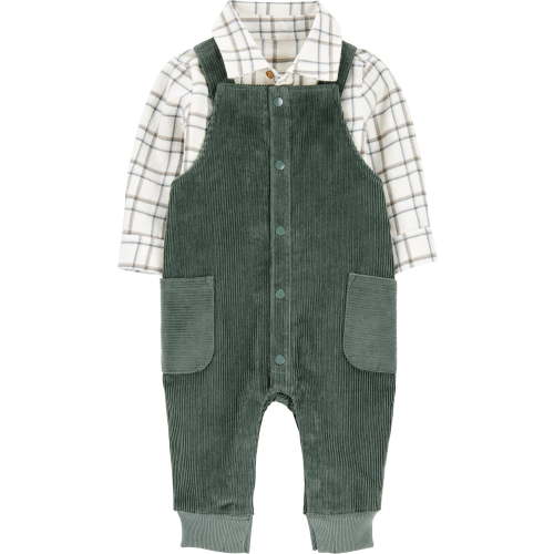 Carter's Child of Mine Baby Boy Overalls Set, 2-Piece, Sizes 0/3-24 Months