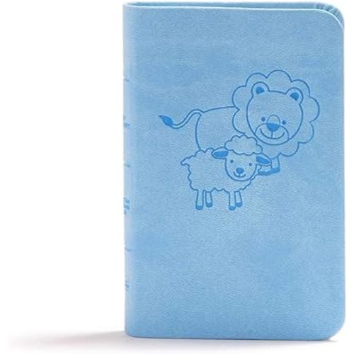 CSB Baby's New Testament with Psalms, Blue Imitation Leather, Red Letter, Presentation Page, Gift Box, Keepsake, Easy-to-Read Bible Serif Type