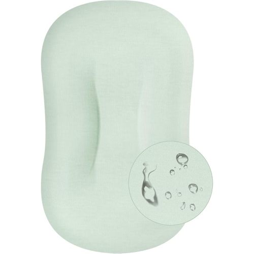 MEXXI Organic Waterproof Baby Lounger Cover | 100% Organic Cotton Hypoallergenic and Breathable Organic Cotton Baby Nest Cover (Cover Only) (Pistachio Green, Waterproof)
