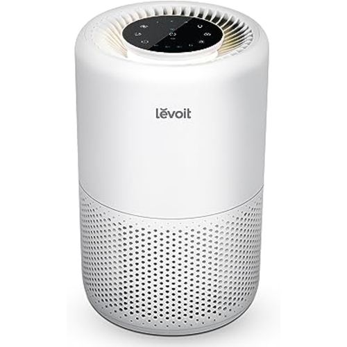 LEVOIT Air Purifier for Home Bedroom, Smart WiFi Alexa Control, Covers up to 916 Sq.Foot, 3 in 1 Filter for Allergies, Pollutants, Smoke, Dust, 24dB Quiet for Bedroom, Core 200S-P, White