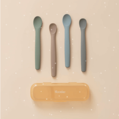 Moonkie Silicone Feeding Spoons