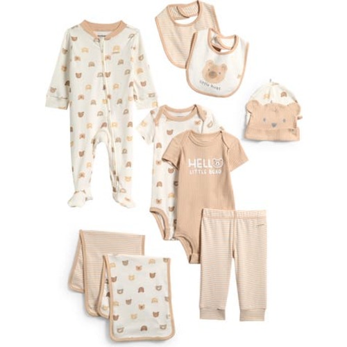 Little Bear Organic Cotton 10-Piece Gift Set
