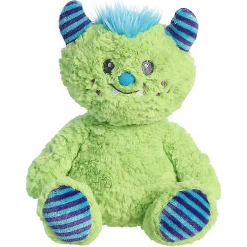 Aurora® Playful Monster Wazu™ Baby Stuffed Animal - Soft & Cuddly Toy - Imaginative Play - Green 11.5 Inches