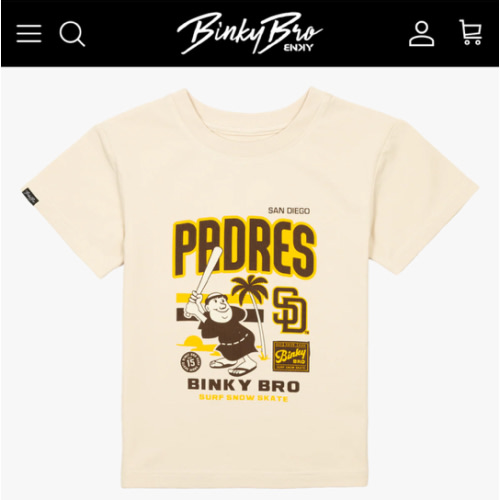 Padres Friar Shirt Bone