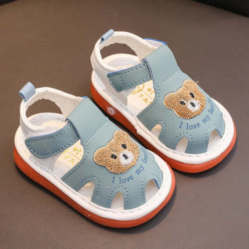 I LOVE MY FAMILY Bear Sandals - Hazel & Bo
