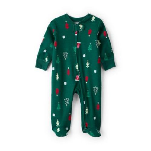 Baby Girls Printed Footie Pajamas