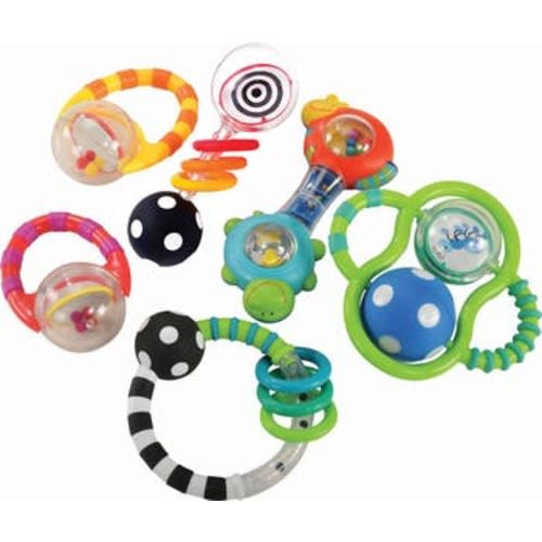 Baby Grasp & Explore Textured Rattle Set