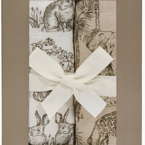 Assorted Organic Cotton Swaddle Blankets