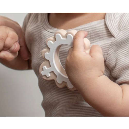 Baby’s First Rosary – Lily White Silicone Teether
