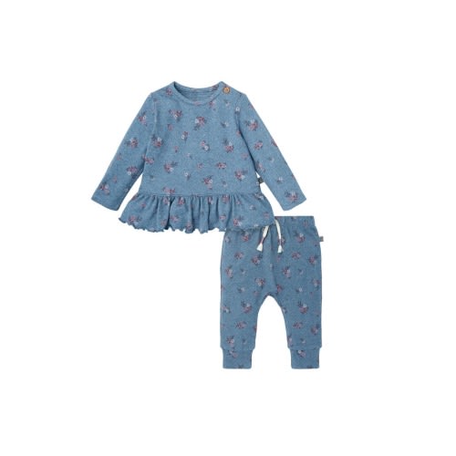 Peplum Top and Pants Set, 0-3M