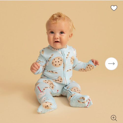 Milk & Cookies Blue Baby Convertible Sleeper | Chocolate Chip Cookies