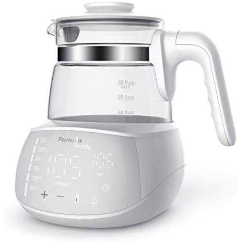 Formula Ready Baby Water Kettle- One Button Boil Cool Down and Keep Warm at Perfect Baby Bottle Temperature 24/7 - Dispense Warm Water Instantly- Replace Traditional Baby Bottle Warmer