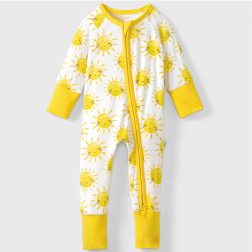 Little Sleepies Pajamas for Baby Boys & Girls, Viscose from Bamboo Baby Pajamas, Sleepers, 2-Way Zipper PJs