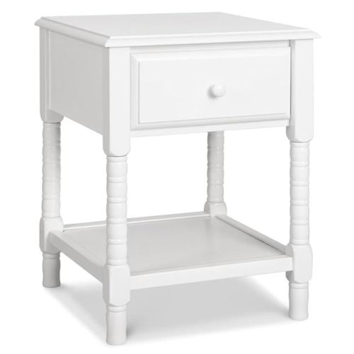 DaVinci Jenny Lind Spindle Nightstand in White