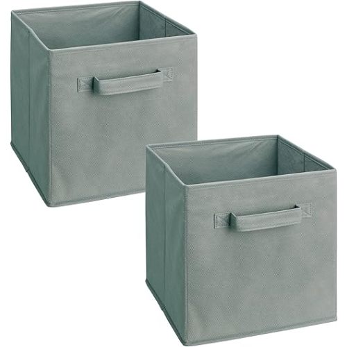 ClosetMaid 18657 Cubeicals Fabric Drawer, Gray, 2-Pack