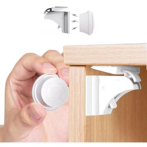 30PCS Magnetic No Drilling Cabinet Drawer Cupboard Baby Kids Safety Locks