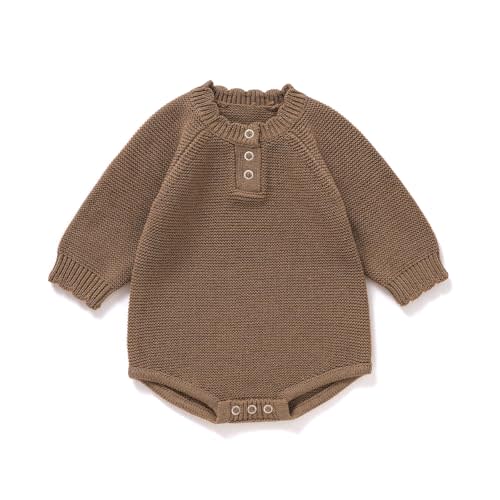 Avibae Cotton Baby Sweater, Long-Sleeve Knit Outfits for Newborns, Warm Infant Fall Winter Clothes