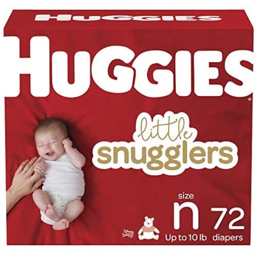 Huggies Little Snugglers Baby Diapers, Size Newborn, 72 Ct