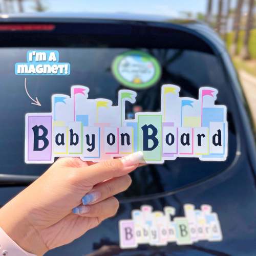 Baby on Board Car Magnet