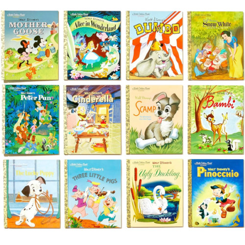 12 Beloved Disney Classic Little Golden Books (Boxed Set)