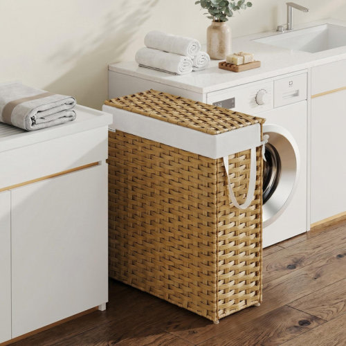 Ebern Designs Laundry Basket With Lid And Handles & Reviews | Wayfair