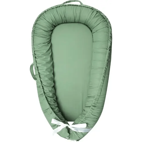 Hooyax Baby Lounger Cover Only, 100% Cotton Newborn Nest Cover, Soft Portable Baby Nest Replacement Cover for Boys Girls, Breathable Infant Lounger Covers, Baby Essential (Green)