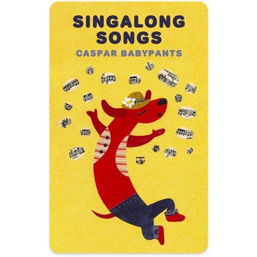 Yoto Singalong Songs by Caspar Babypants – Kids Musical Card for Use with Player & Mini All-in-1 Audio Device, Screen-Free Listening with Fun & Engaging Music for Playtime, Parties & Travel