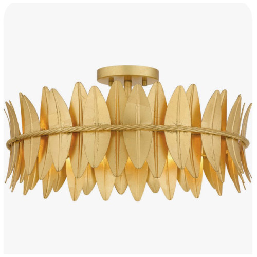 Quoizel - LIZ1720GFL - Liza 20.5" Semi-Flush Mount