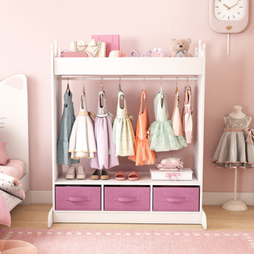Viv + Rae™ Haught Kid Armoire & Reviews | Wayfair