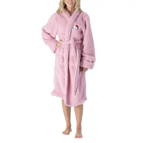 Hello Kitty Sherpa Fleece Robe | Costco