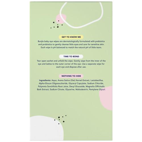 Bunjie Probiotic Baby Eye Wipes 60 Exclusive Size