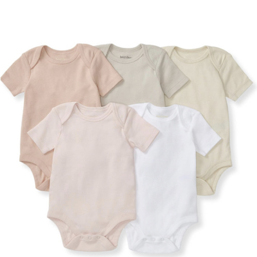 Burt's Bees Baby Unisex Bodysuits, Short Sleeve Newborn Size