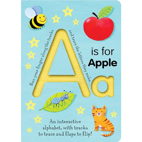 A is for Apple: An Interactive Alphabet With Tracks to Trace and Flaps to Flip! (Smart Kids Trace-and-Flip)