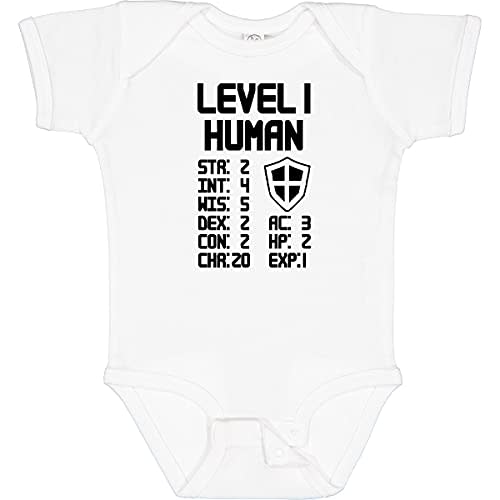 inktastic Level 1 Human Baby Bodysuit