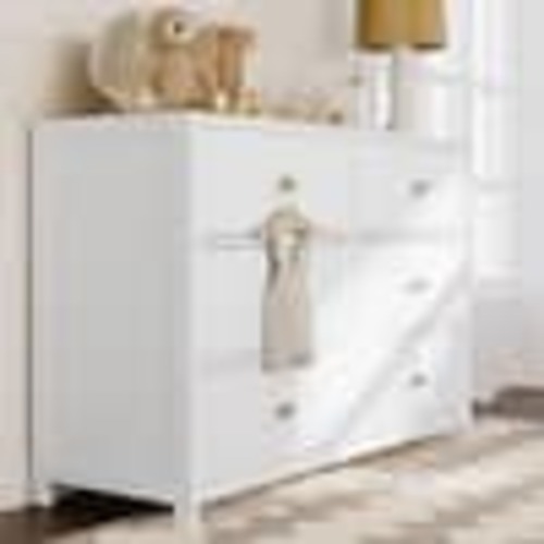 Graco Teddi White 6-Drawer 51.37 in Wide Dresser 03716-501